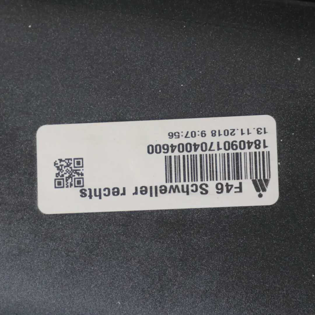  Faldón lateral BMW F46 Listón de umbral Derecho Mineralweiss White - A96 - SKU 7403806-MW - Número de pieza 7403806