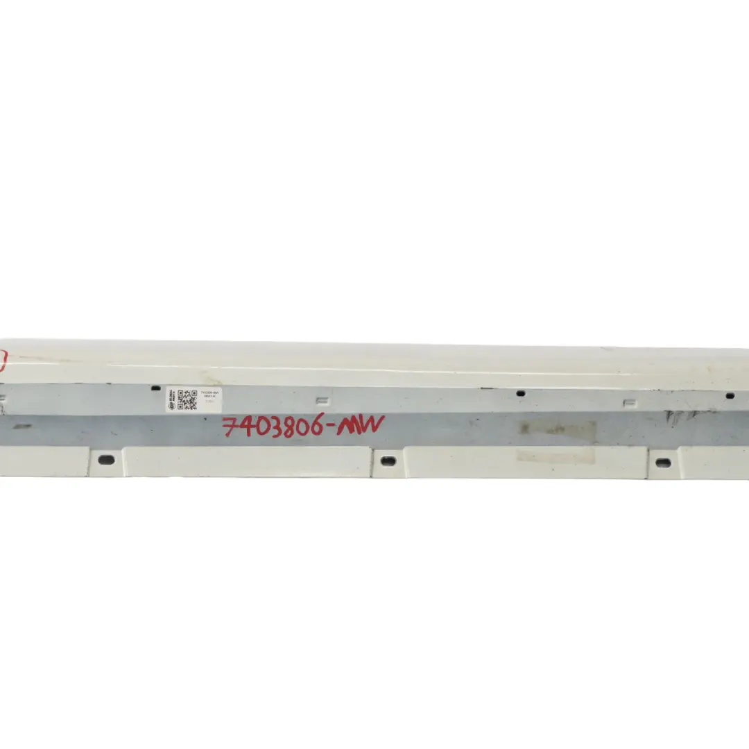 Side Skirt BMW F46 Sill Strip Covering Right O/S Mineralweiss White - A96 to with Part number 7403806 Side Skirt BMW F46 Sill Strip Covering Right O/S Mineralweiss White - A96 - SKU 7403806-MW - Part number 7403806