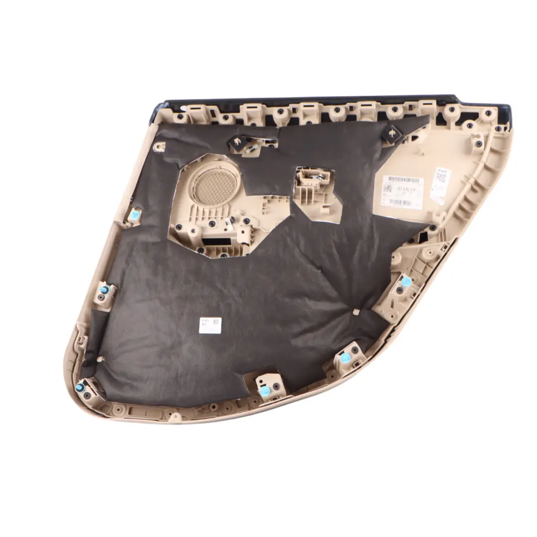 Door Card Rear Left N/S Door Lining Panel Leather Canberra Beige to BMW F45 with Part number 7405051 BMW F45 Door Card Rear Left N/S Door Lining Panel Leather Canberra Beige - SKU 7405051 - Part number 7405051