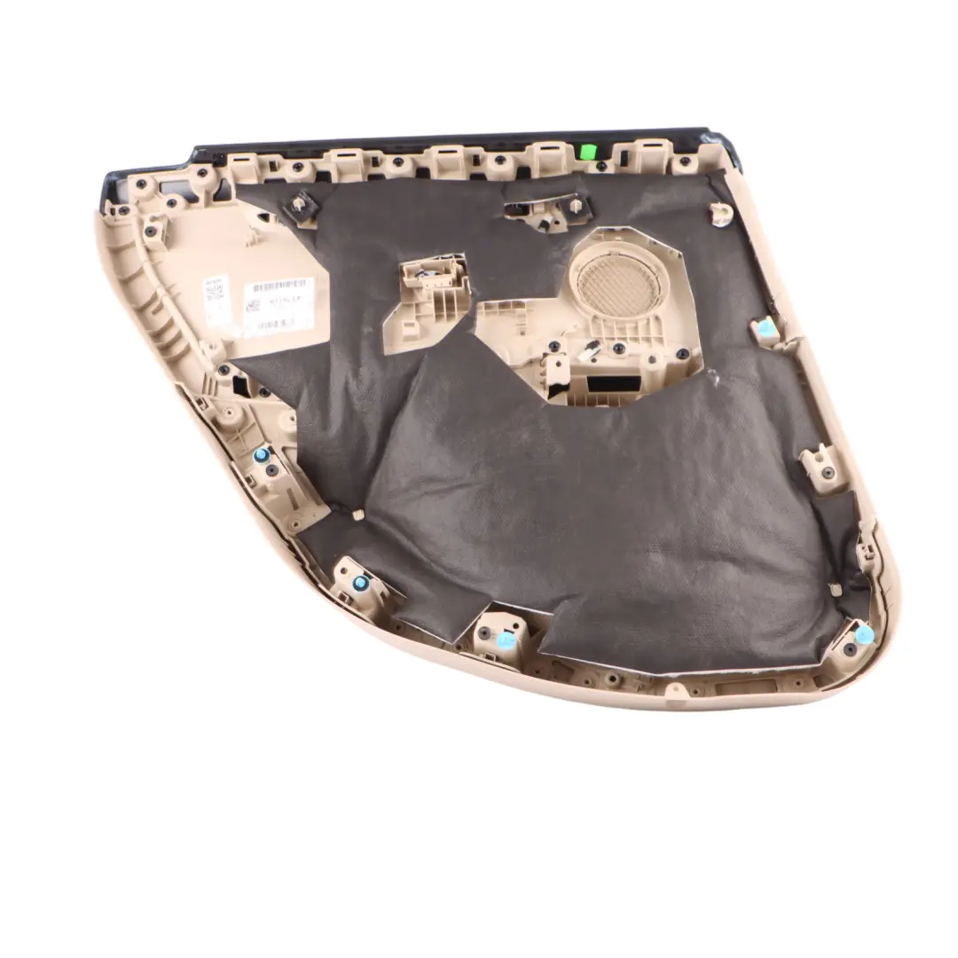 Door Card Rear Right O/S Door Lining Panel Leather Canberra Beige to BMW F45 with Part number 7405052 BMW F45 Door Card Rear Right O/S Door Lining Panel Leather Canberra Beige - SKU 7405052 - Part number 7405052