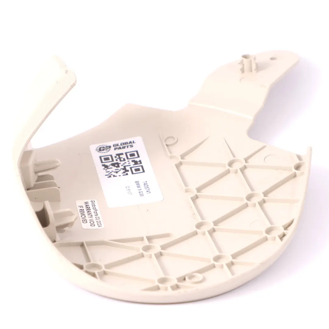 Osłona Wewnętrzna Przedniego Lewego Fotela Elfenbein Weiss do BMW G30 G31 G12 o numerze 7405741 BMW G30 G31 G12 Osłona Wewnętrzna Przedniego Lewego Fotela Elfenbein Weiss - SKU 7405741 - Numer Części 7405741