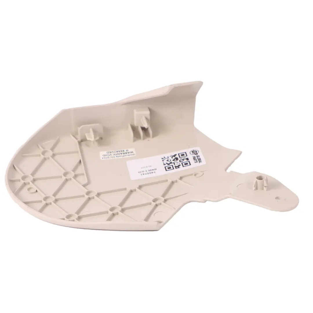  Housse siège BMW G30 G12 Siège avant gauche garniture intérieure Elfenbein Weiss - SKU 7405741 - Numéro de pièce 7405741