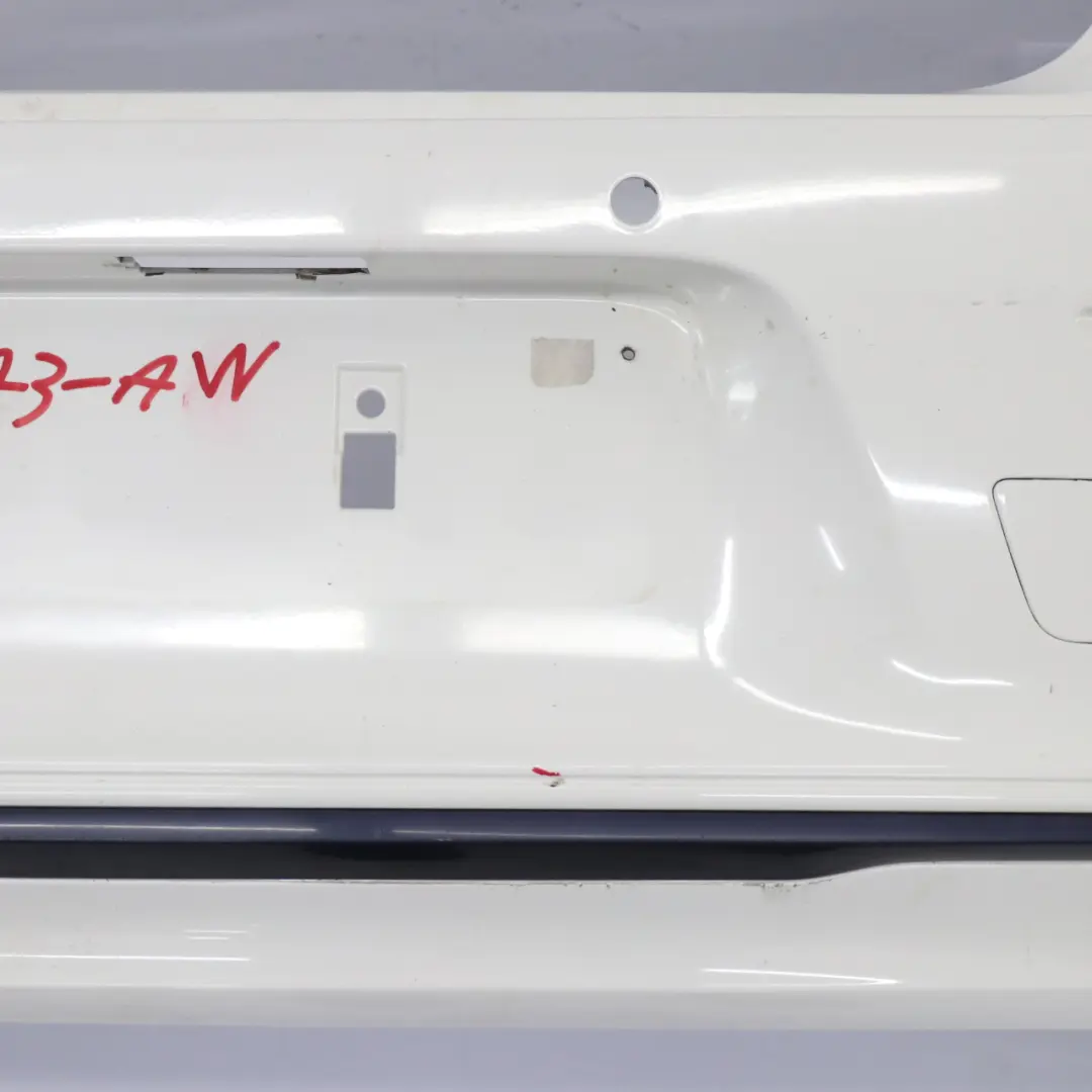 BMW F20 LCI Rear Bumper Trim Panel PDC F21 Alpinweiss Alpine White - 300 - SKU 7429773-AW - Part number 7429773