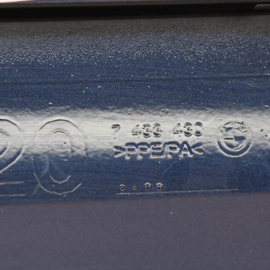 Klapka Wlewu Paliwa Mediterranean Blue - C10 do BMW G20 o numerze 7433430 BMW G20 Klapka Wlewu Paliwa Mediterranean Blue - C10 - SKU 7433430-MED - Numer Części 7433430