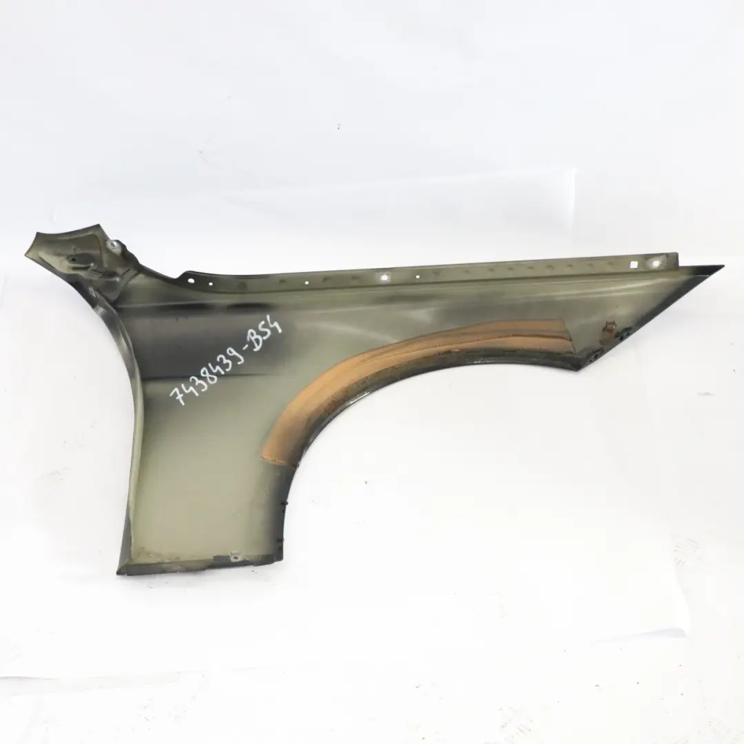 BMW F30 Guardabarros Lateral F31 Delantero Izquierdo Negro Zafiro - 475 - SKU 7438439-BS4 - Número de pieza 7438439
