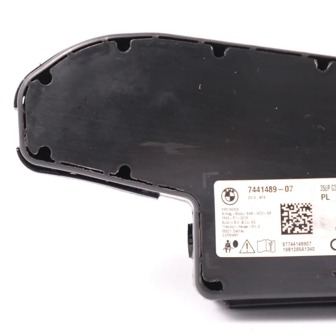  Módulo Aire BMW G20 G21 Asiento Delantero Izquierdo Módulo Seguridad SRS - SKU 7441489 - Número de pieza 7441489