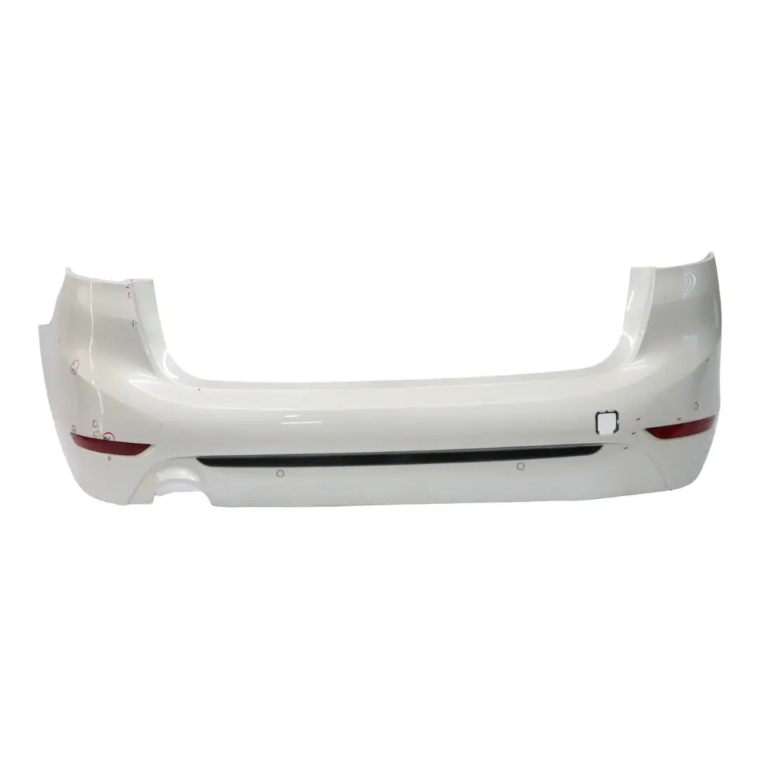 Bumper Rear Trim Panelling Cover PDC Mineralweiss Mineral White A96 to BMW F46 LCI with Part number 7480324 BMW F46 LCI Bumper Rear Trim Panelling Cover PDC Mineralweiss Mineral White A96 - SKU 7480324-MW - Part number 7480324