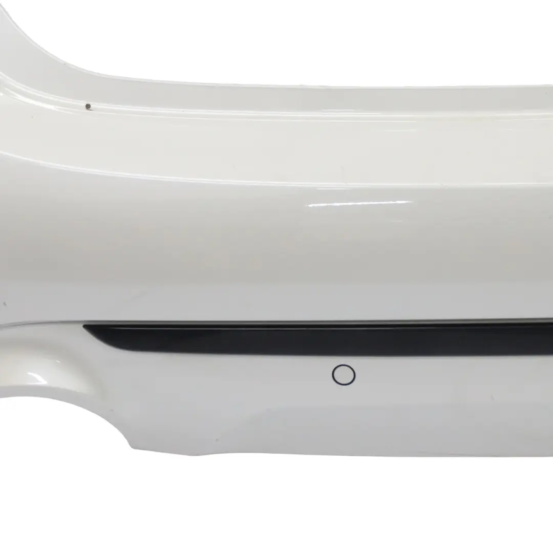 Bumper Rear Trim Panelling Cover PDC Mineralweiss Mineral White A96 to BMW F46 LCI with Part number 7480324 BMW F46 LCI Bumper Rear Trim Panelling Cover PDC Mineralweiss Mineral White A96 - SKU 7480324-MW - Part number 7480324