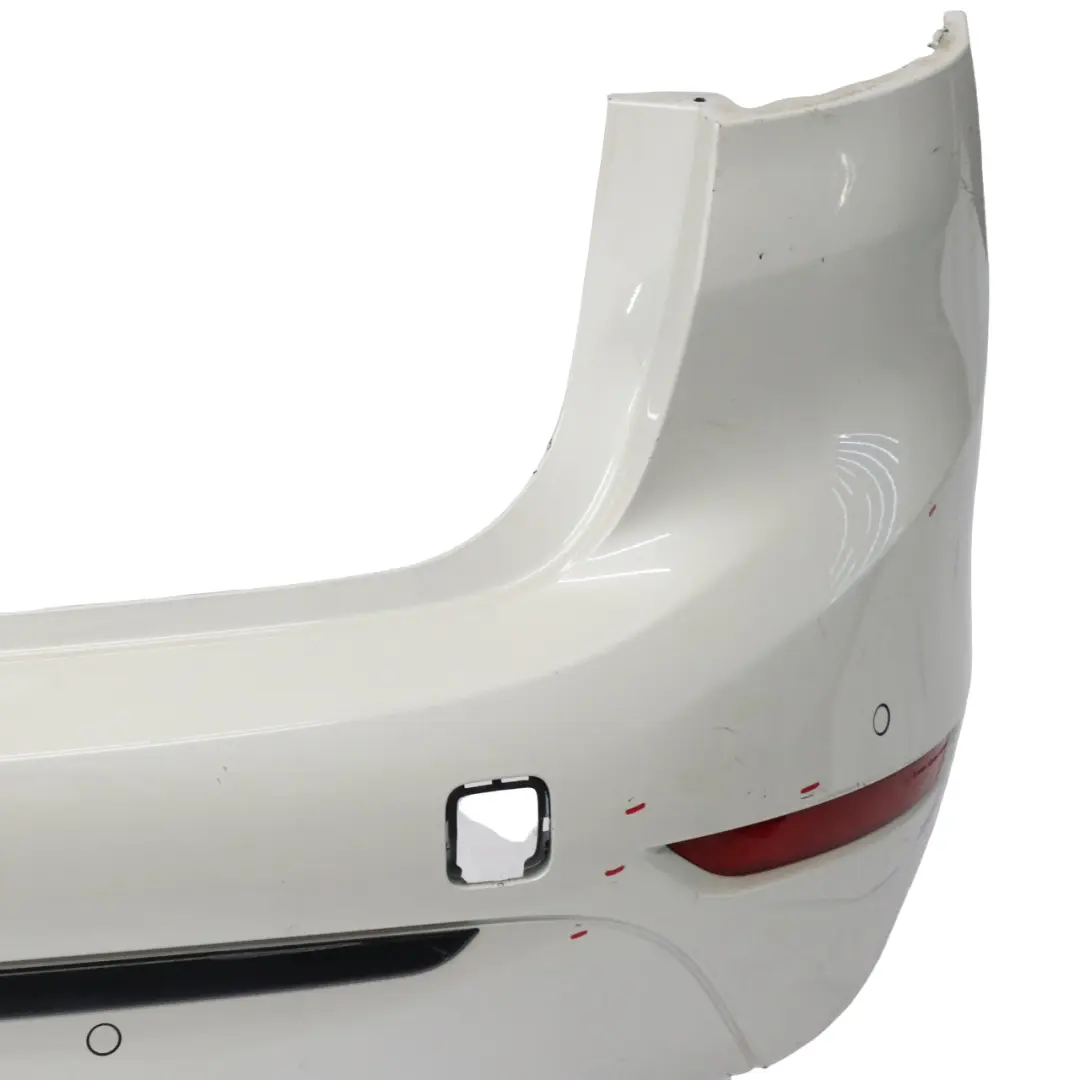 Bumper Rear Trim Panelling Cover PDC Mineralweiss Mineral White A96 to BMW F46 LCI with Part number 7480324 BMW F46 LCI Bumper Rear Trim Panelling Cover PDC Mineralweiss Mineral White A96 - SKU 7480324-MW - Part number 7480324