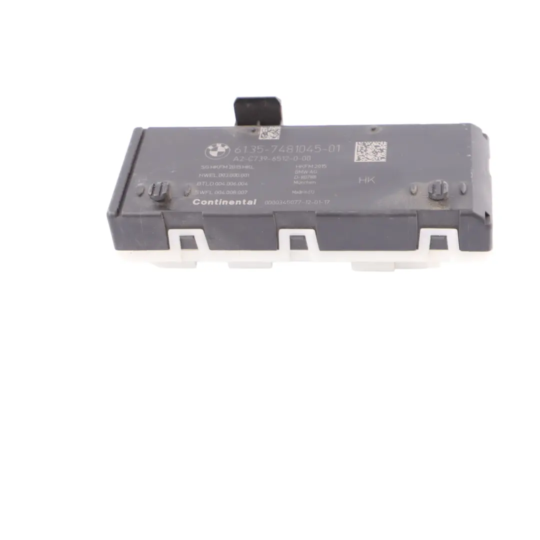 BMW G11 G30 Tailgate Module Power Trunk Lid Function Control Unit ECU - SKU 7481045 - Part number 7481045