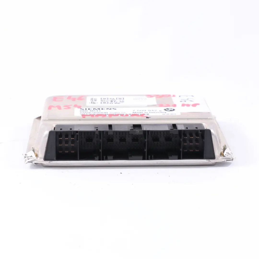 M54 231HP Modulo Unità Controllo Motore ECU DME Manuale per BMW E46 330i con numero di parte 7509942 BMW E46 330i M54 231HP Modulo Unità Controllo Motore ECU DME Manuale - SKU 7509942 - Numero di parte 7509942
