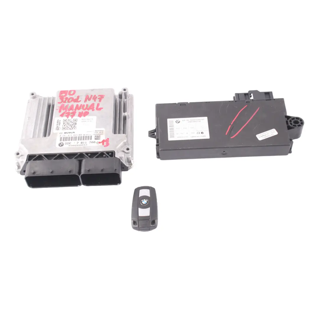 BMW E90 E91 320d N47 Motor Unidad Control Módulo ECU Kit DDE CAS3 Clave - SKU 7811700-13 - Número de pieza 7811700