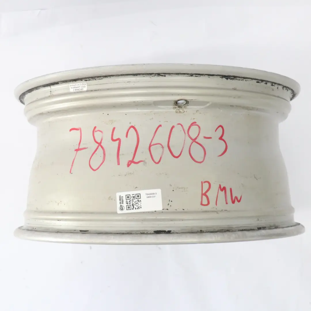 BMW E87 Silver Rear Alloy Wheel Rim 18" 8,5J ET:52 M Double Spoke 261 - SKU 7842608-3 - Part number 7842608