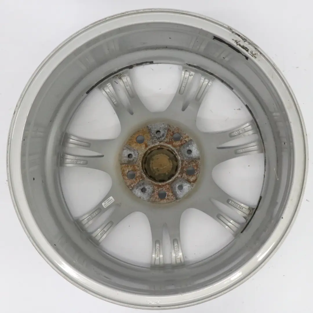 BMW F10 F11 F12 Silver Wheel Alloy Rim M Double Spoke 350 9J 18" ET:44 - SKU 7842651-1 - Part number 7842651