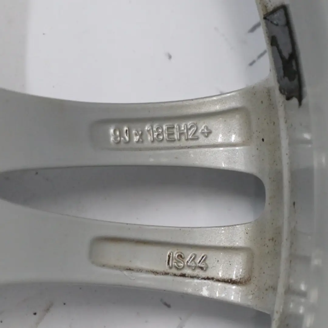 BMW 5 6 F10 F11 F12 Silber Felge Alufelge Rad M Doppelspeiche 350 9J 18" ET:44 - SKU 7842651-2 - Teilenummer 7842651