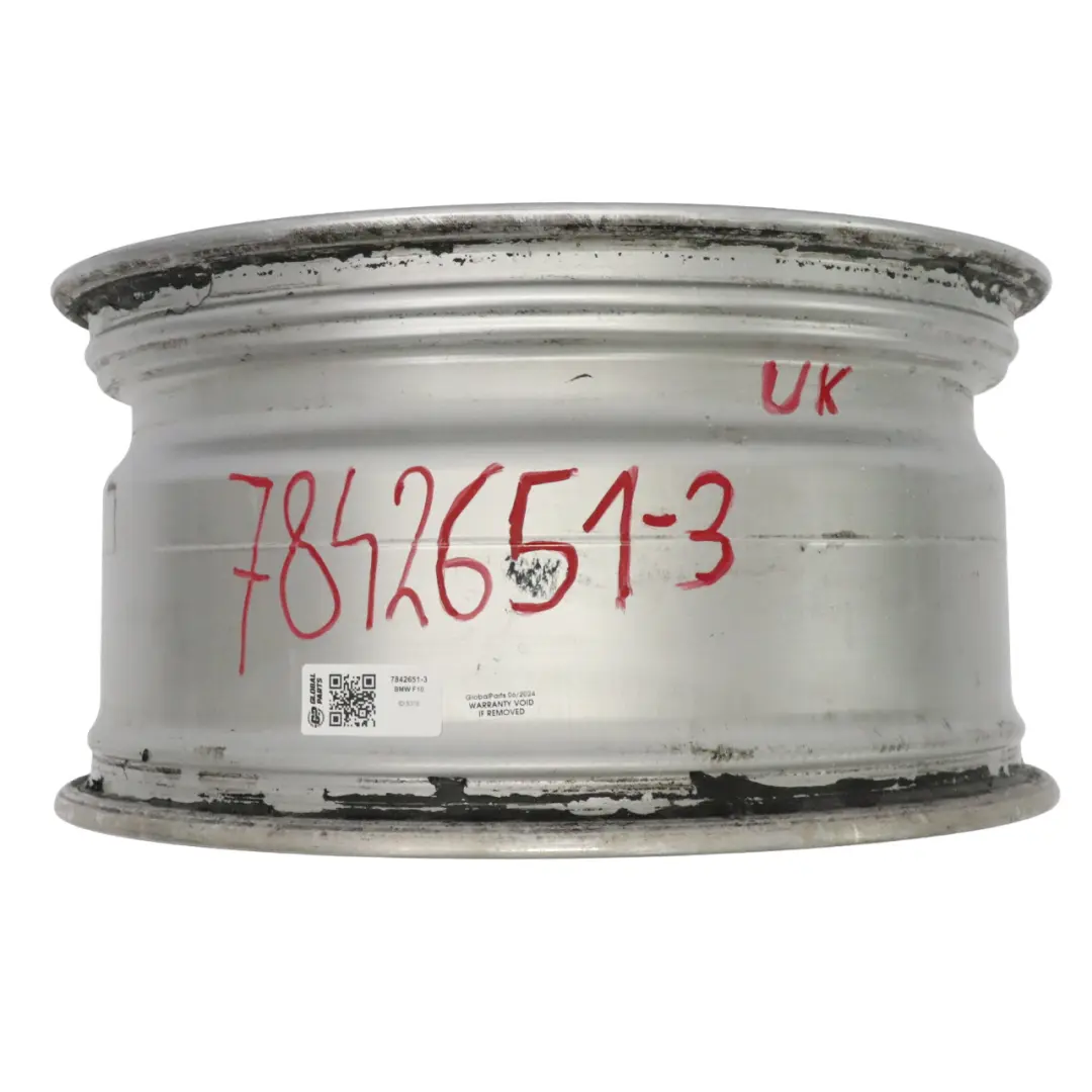 BMW F10 F11 F12 Silver Wheel Alloy Rim M Double Spoke 350 9J 18" ET:44 - SKU 7842651-3 - Part number 7842651