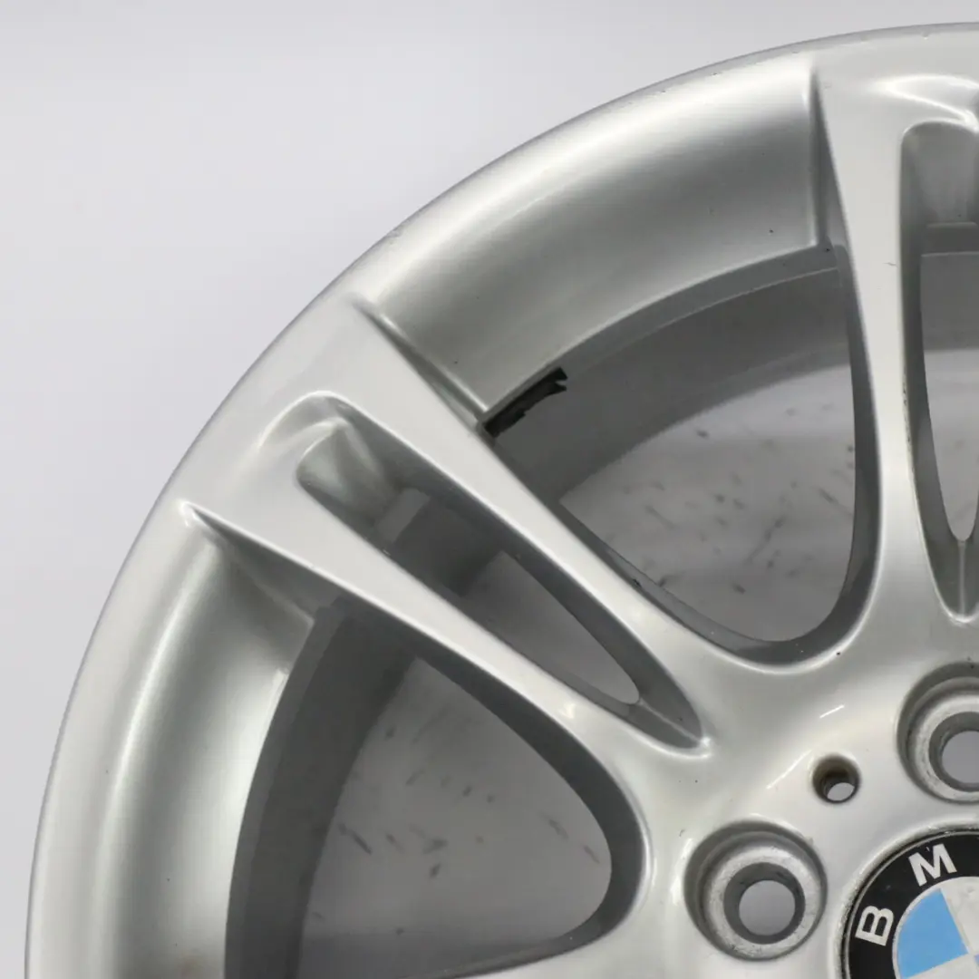BMW F10 F11 F12 Silver Wheel Alloy Rim M Double Spoke 350 9J 18" ET:44 - SKU 7842651-3 - Part number 7842651