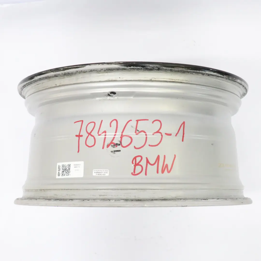 Alloy Rim M Double Spoke 351 9J 19" ET:44 to BMW F10 F12 Black Rear Wheel with Part number 7842653 BMW F10 F12 Black Rear Wheel Alloy Rim M Double Spoke 351 9J 19" ET:44 - SKU 7842653-1 - Part number 7842653