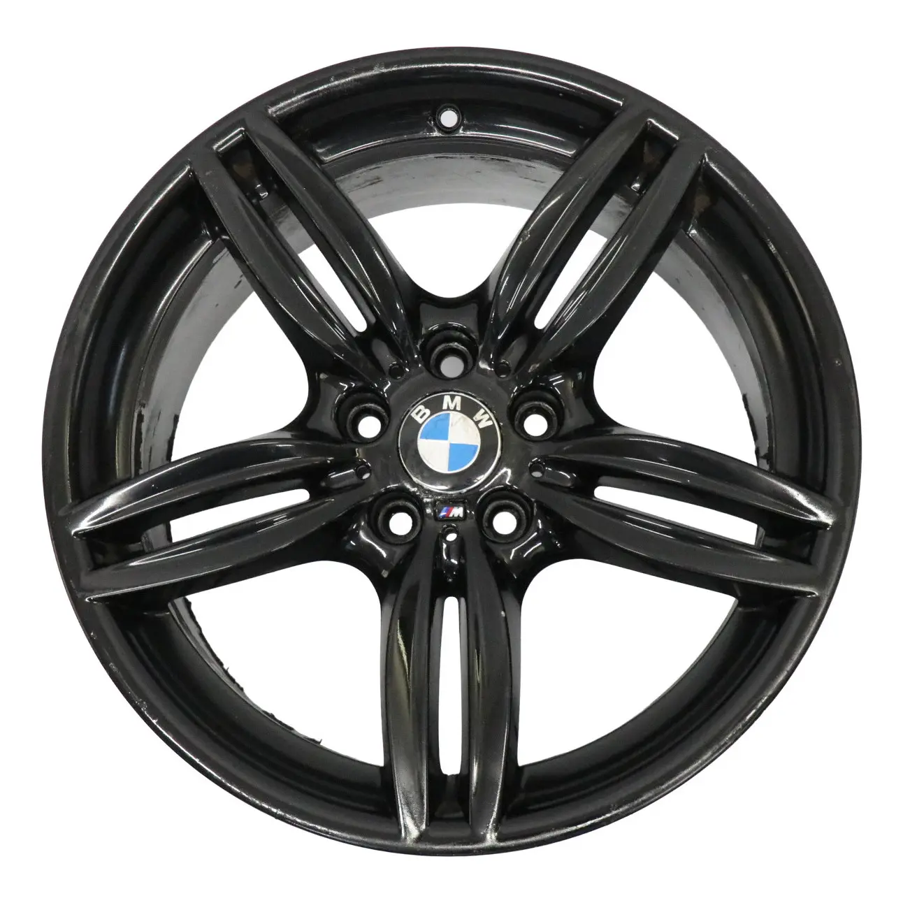 BMW F10 F12 Cerchio posteriore nero lega M Doppie razze 351 9J 19" ET:44 7842653