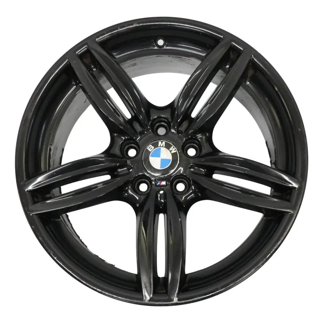 BMW F10 F12 Negro llanta trasera aleación M doble radio 351 9J 19 "ET:44 - SKU 7842653-1 - Número de pieza 7842653
