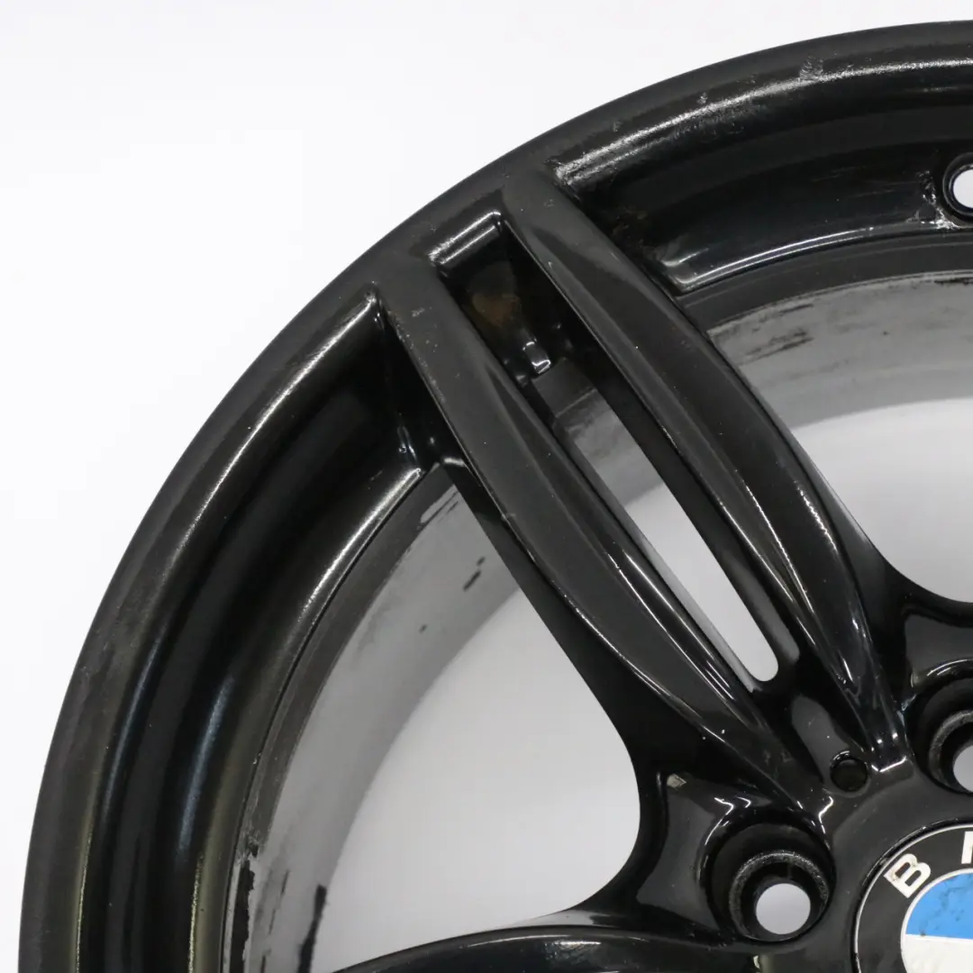 BMW F10 F12 Black Rear Wheel Alloy Rim M Double Spoke 351 9J 19" ET:44 - SKU 7842653-1 - Part number 7842653