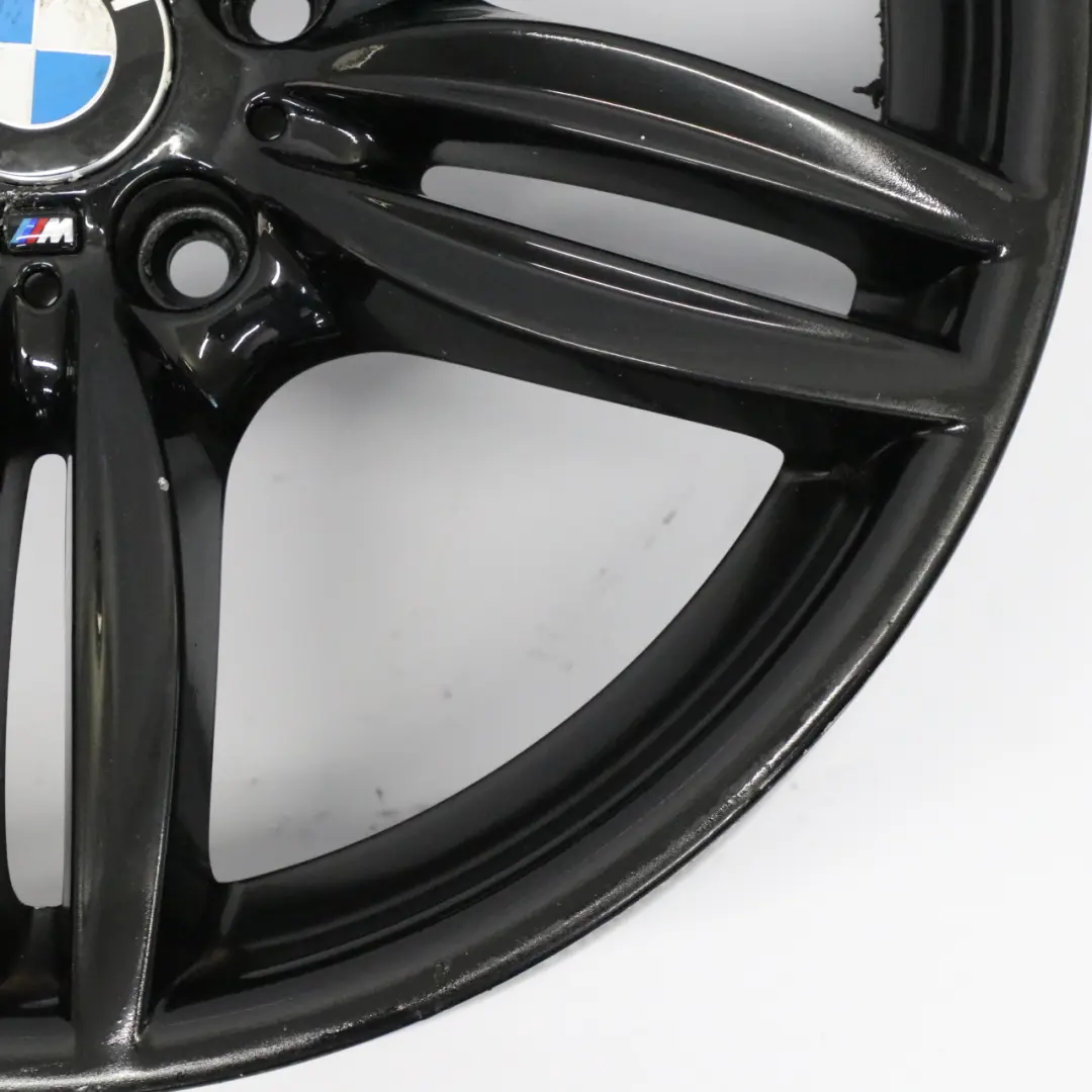 BMW F10 F12 Cerchio posteriore nero lega M Doppie razze 351 9J 19" ET:44 - SKU 7842653-1 - Numero di parte 7842653