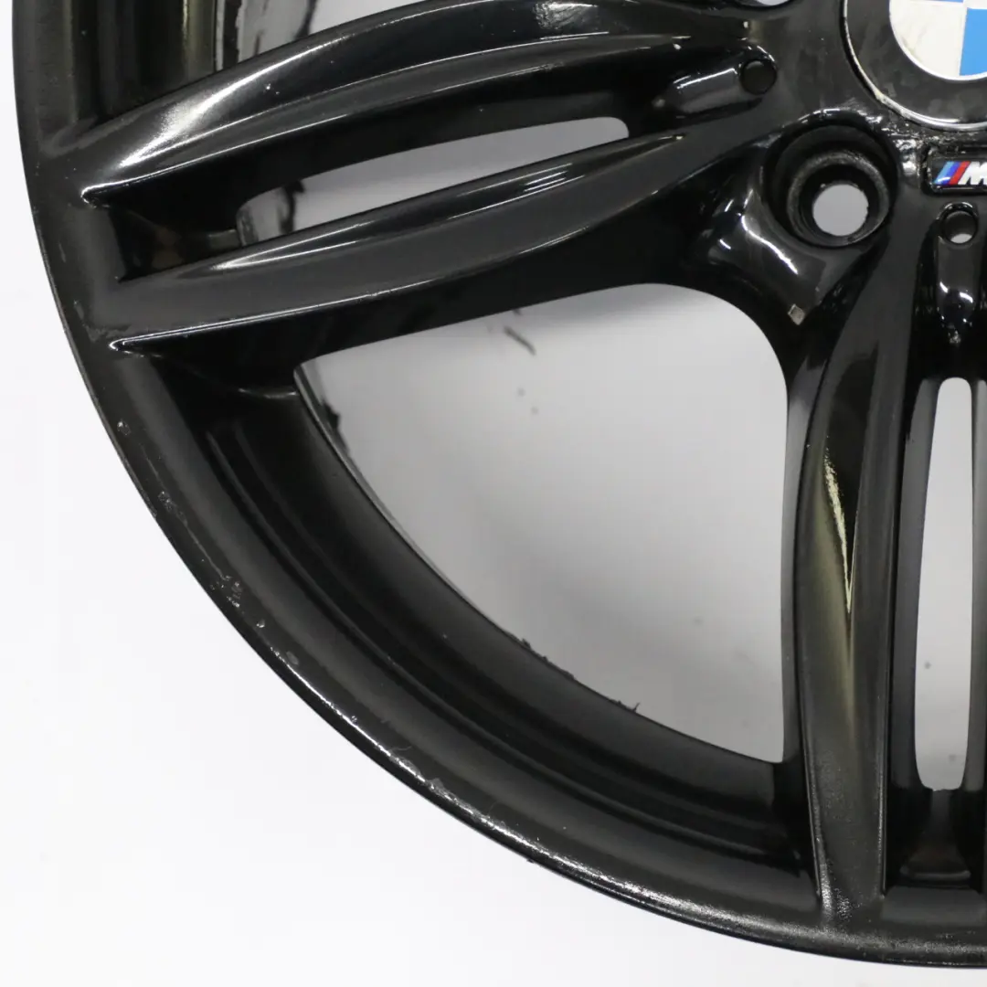 BMW F10 F12 Cerchio posteriore nero lega M Doppie razze 351 9J 19" ET:44 - SKU 7842653-1 - Numero di parte 7842653
