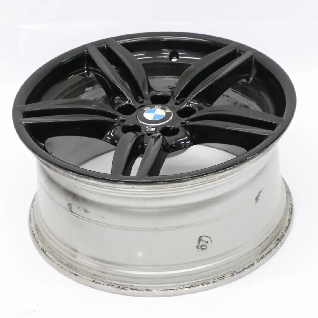 Alloy Rim M Double Spoke 351 9J 19" ET:44 to BMW F10 F12 Black Rear Wheel with Part number 7842653 BMW F10 F12 Black Rear Wheel Alloy Rim M Double Spoke 351 9J 19" ET:44 - SKU 7842653-1 - Part number 7842653