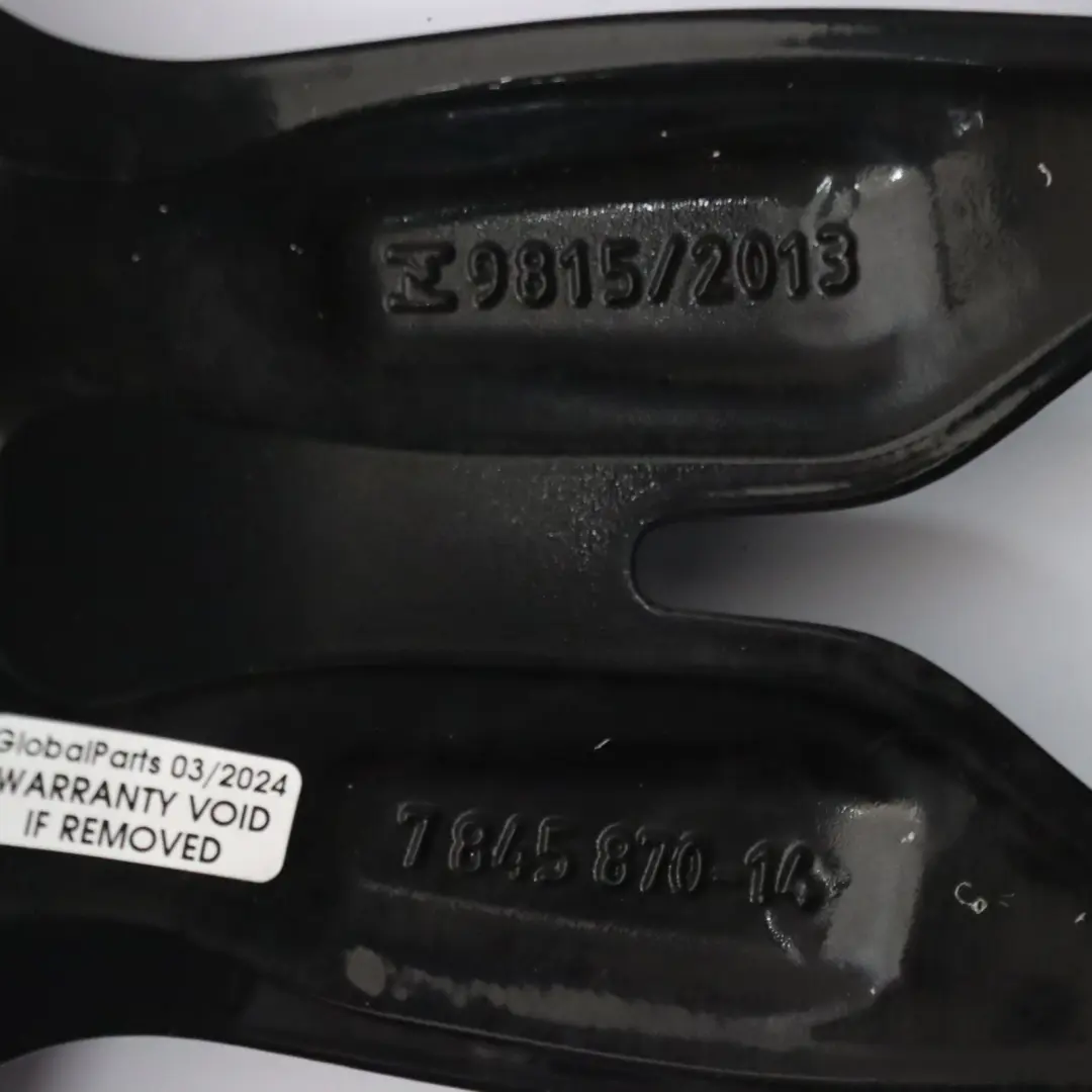 BMW F20 F21 F22 F23 Llanta de Aleación Negra 18" M Doble Radio 436 ET:45 7,5J - SKU 7845870-1 - Número de pieza 7845870