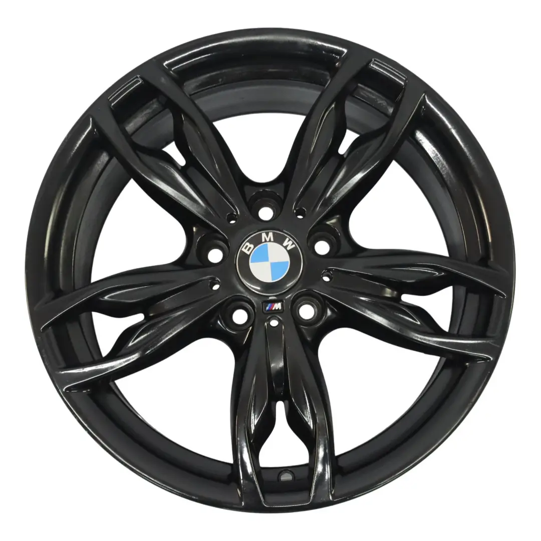 BMW F20 F21 F22 F23 Llanta de Aleación Negra 18" M Doble Radio 436 ET:45 7,5J - SKU 7845870-1 - Número de pieza 7845870