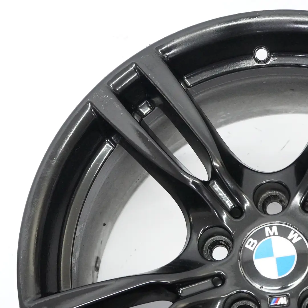 BMW F30 F31 Cerchio In Lega Posteriore Nero 18" 8,5J Et:47 M Star Spoke - SKU 7845881-4 - Numero di parte 7845881