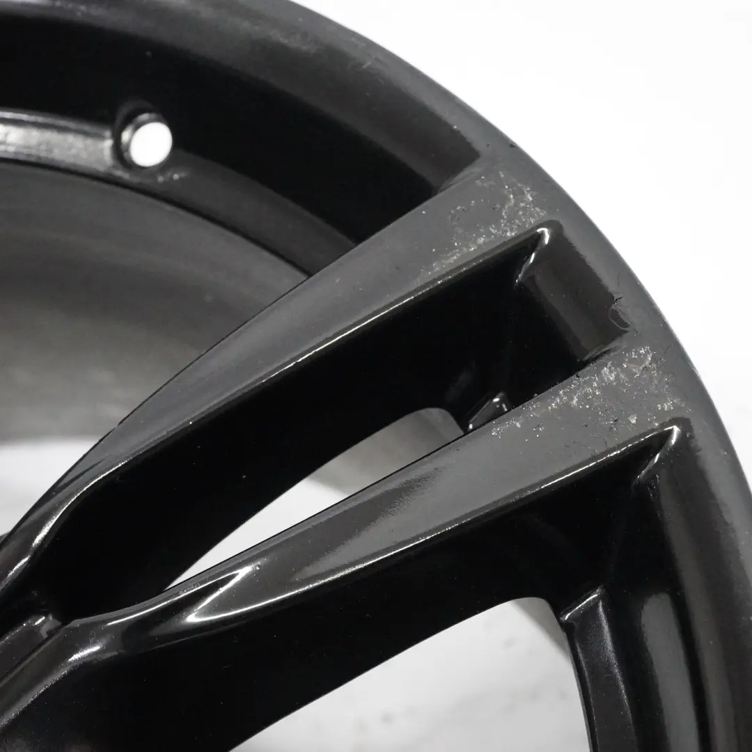 BMW F30 F31 Cerchio In Lega Posteriore Nero 18" 8,5J Et:47 M Star Spoke - SKU 7845881-4 - Numero di parte 7845881
