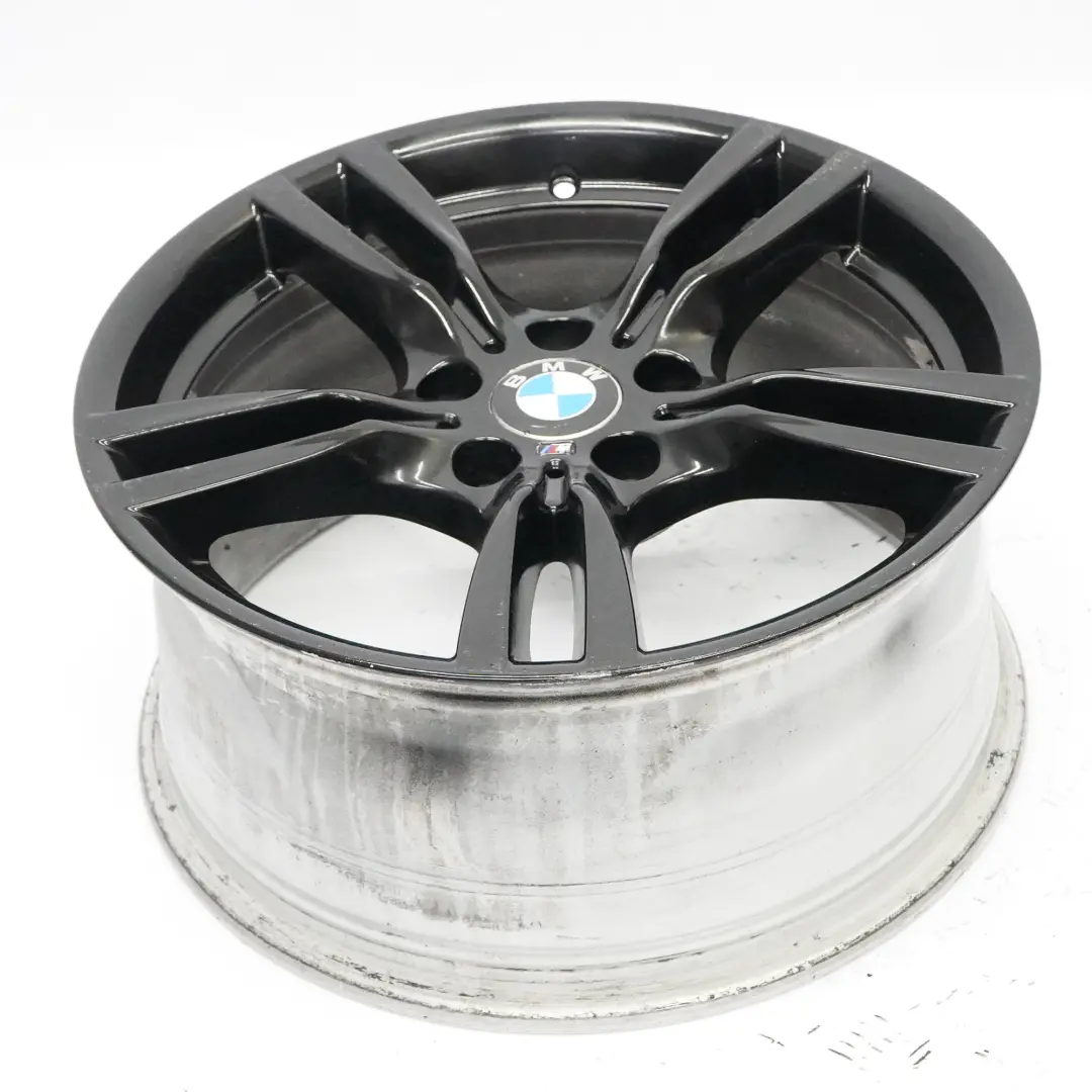 BMW F30 F31 Cerchio In Lega Posteriore Nero 18" 8,5J Et:47 M Star Spoke - SKU 7845881-4 - Numero di parte 7845881