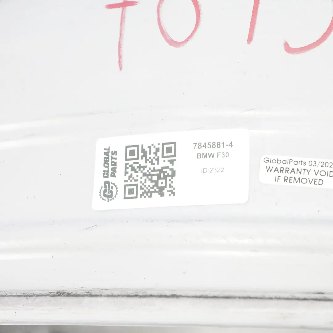 BMW F30 F31 Hinten Alu Felge Alufelge 18" 8,5J ET:47 M Sternspeiche 400 - SKU 7845881-4 - Teilenummer 7845881