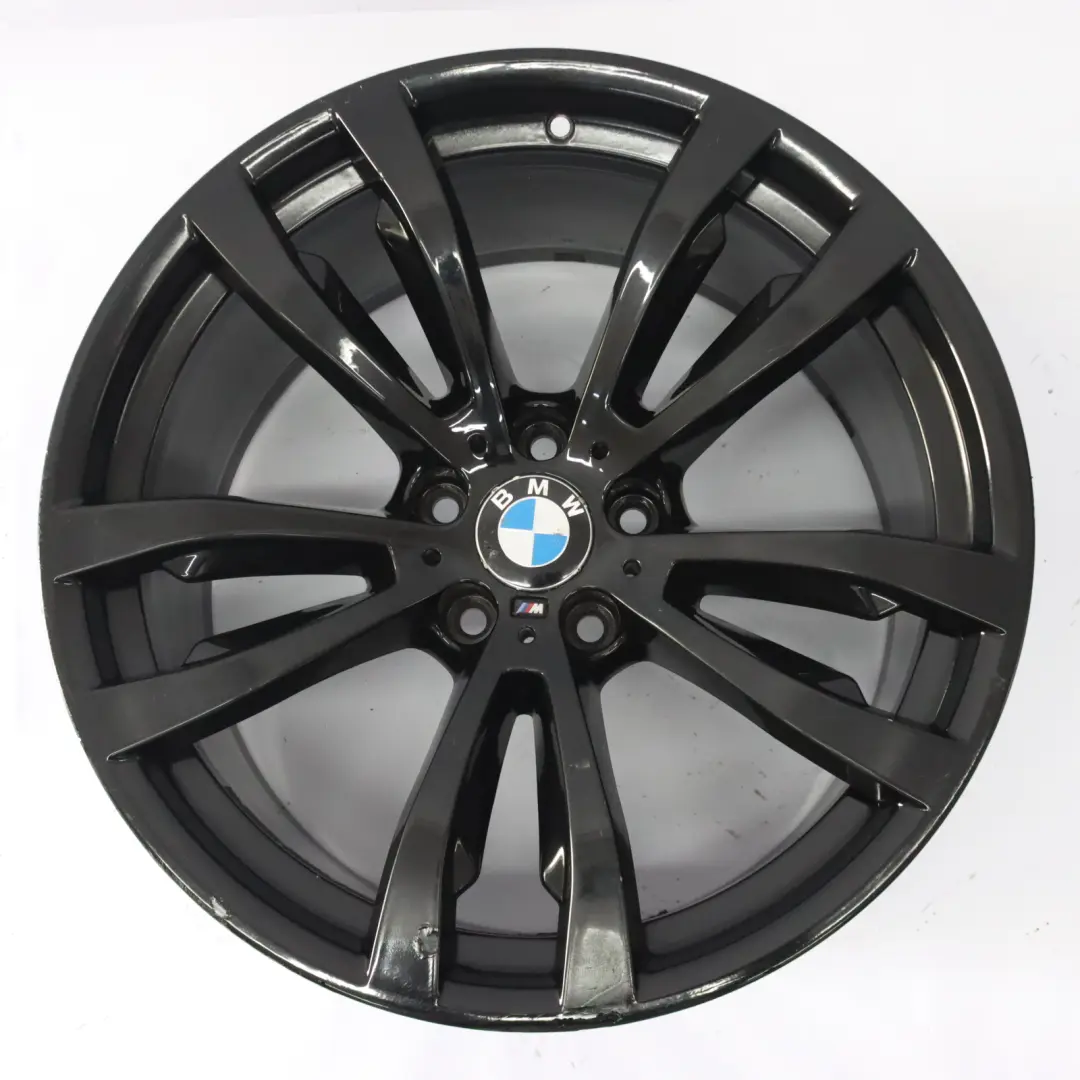 Rim BMW X5 F15 X6 F16 Black Alloy 20" M Double Spoke 469 11J ET:37 to Wheel with Part number 7846791 Wheel Rim BMW X5 F15 X6 F16 Black Alloy 20" M Double Spoke 469 11J ET:37 - SKU 7846791-3 - Part number 7846791