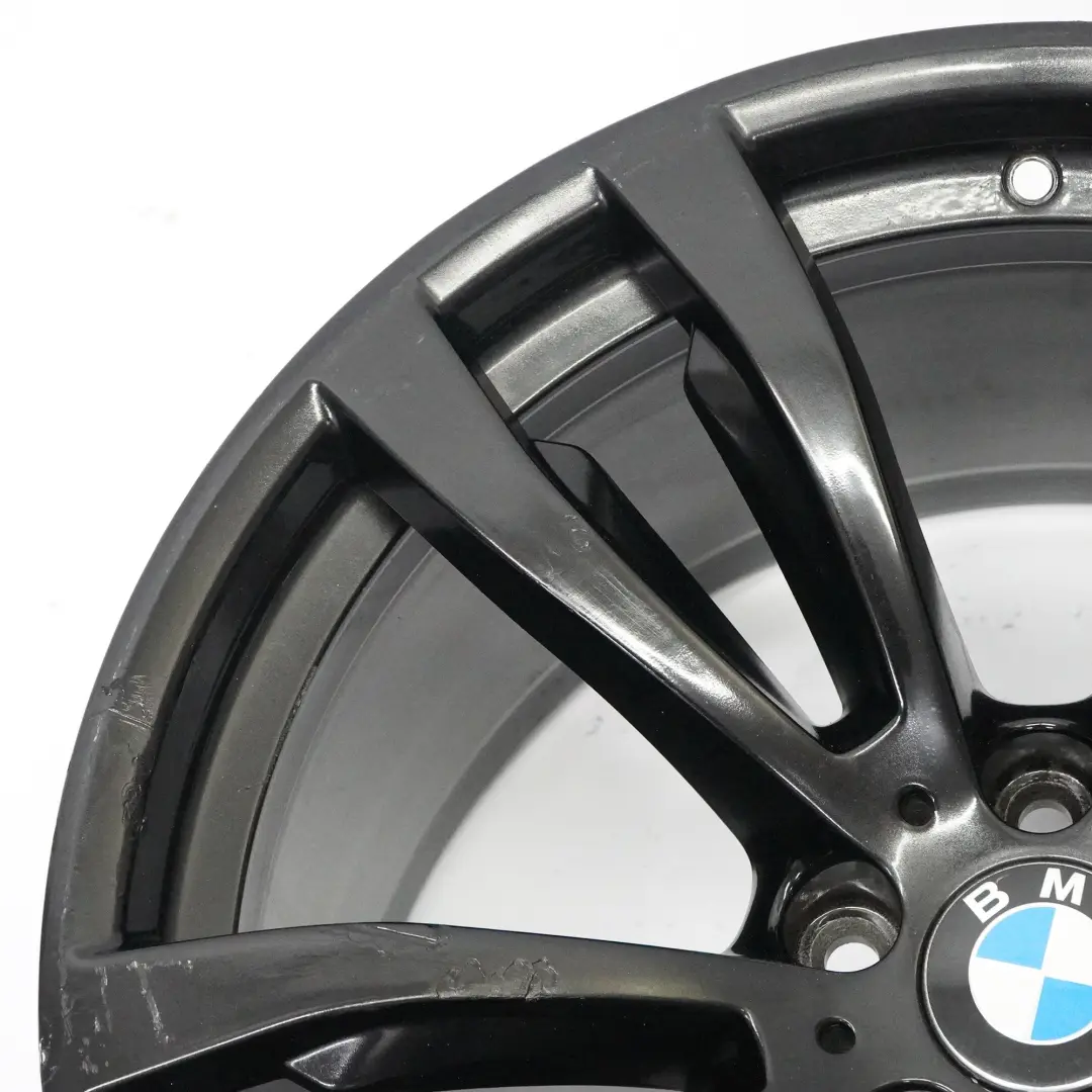 Rim BMW X5 F15 X6 F16 Black Alloy 20" M Double Spoke 469 11J ET:37 to Wheel with Part number 7846791 Wheel Rim BMW X5 F15 X6 F16 Black Alloy 20" M Double Spoke 469 11J ET:37 - SKU 7846791-4 - Part number 7846791