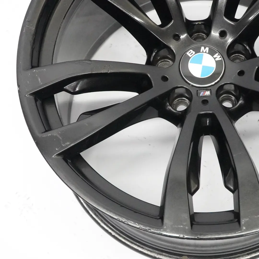 Rim BMW X5 F15 X6 F16 Black Alloy 20" M Double Spoke 469 11J ET:37 to Wheel with Part number 7846791 Wheel Rim BMW X5 F15 X6 F16 Black Alloy 20" M Double Spoke 469 11J ET:37 - SKU 7846791-4 - Part number 7846791