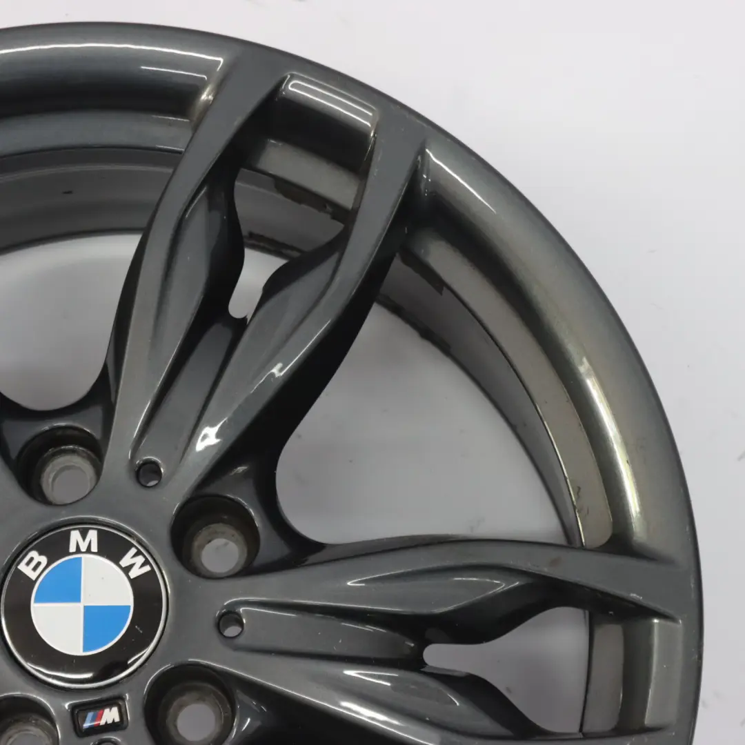 BMW F20 F21 Grey Wheel Alloy Rim M Double Spoke 436 18" 7,5J ET:45 - SKU 7847413-3 - Part number 7847413
