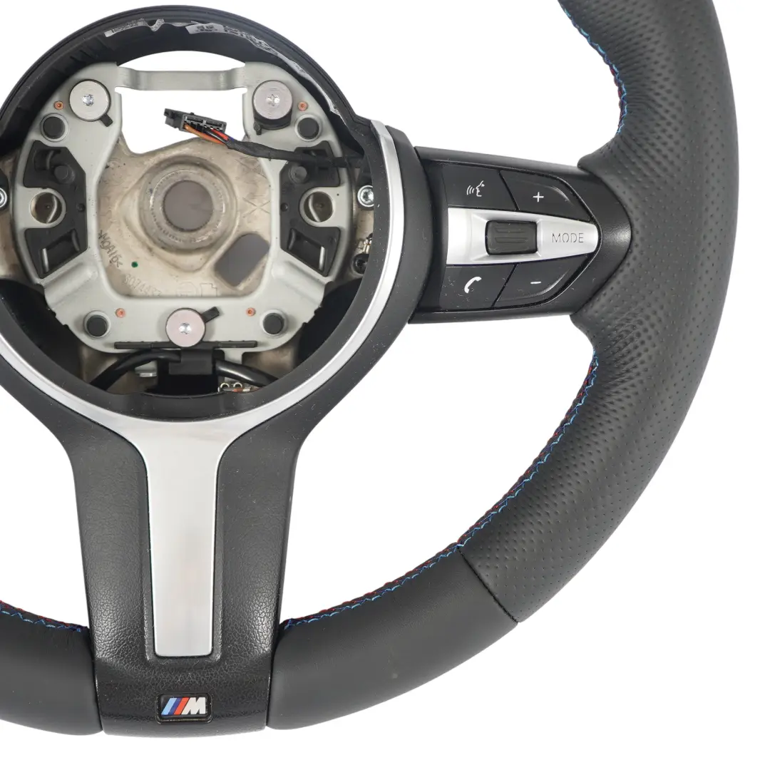 M Sport Steering Wheel BMW F30 F20 F21 F22 F23 F31 F32 F33 NEW Black Leather - SKU 7848338-6 - Part number 7848338