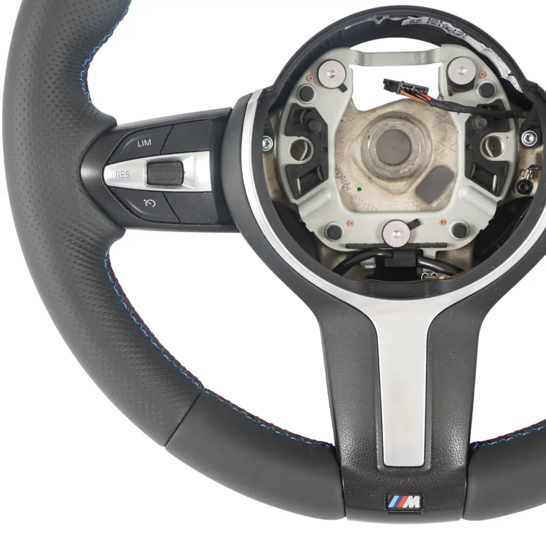 M Sport Steering Wheel BMW F30 F20 F21 F22 F23 F31 F32 F33 NEW Black Leather - SKU 7848338-6 - Part number 7848338