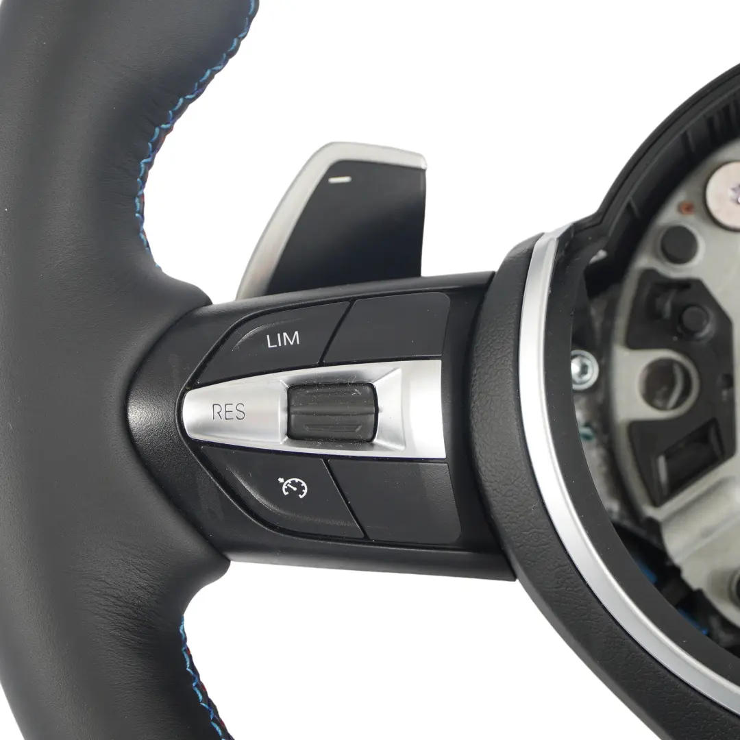 Volante BMW F20 LCI F30 F32 Calentado M Sport NUEVO Cuero Negro Paddle Shift - SKU 7850404-2 - Número de pieza 7850404