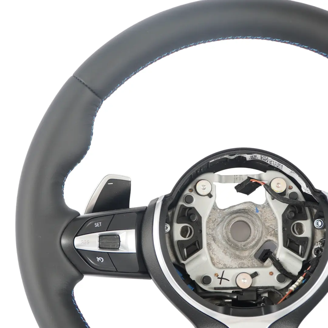 Volante BMW F20 LCI F30 F32 Calentado M Sport NUEVO Cuero Negro Paddle Shift - SKU 7850404-3 - Número de pieza 7850404