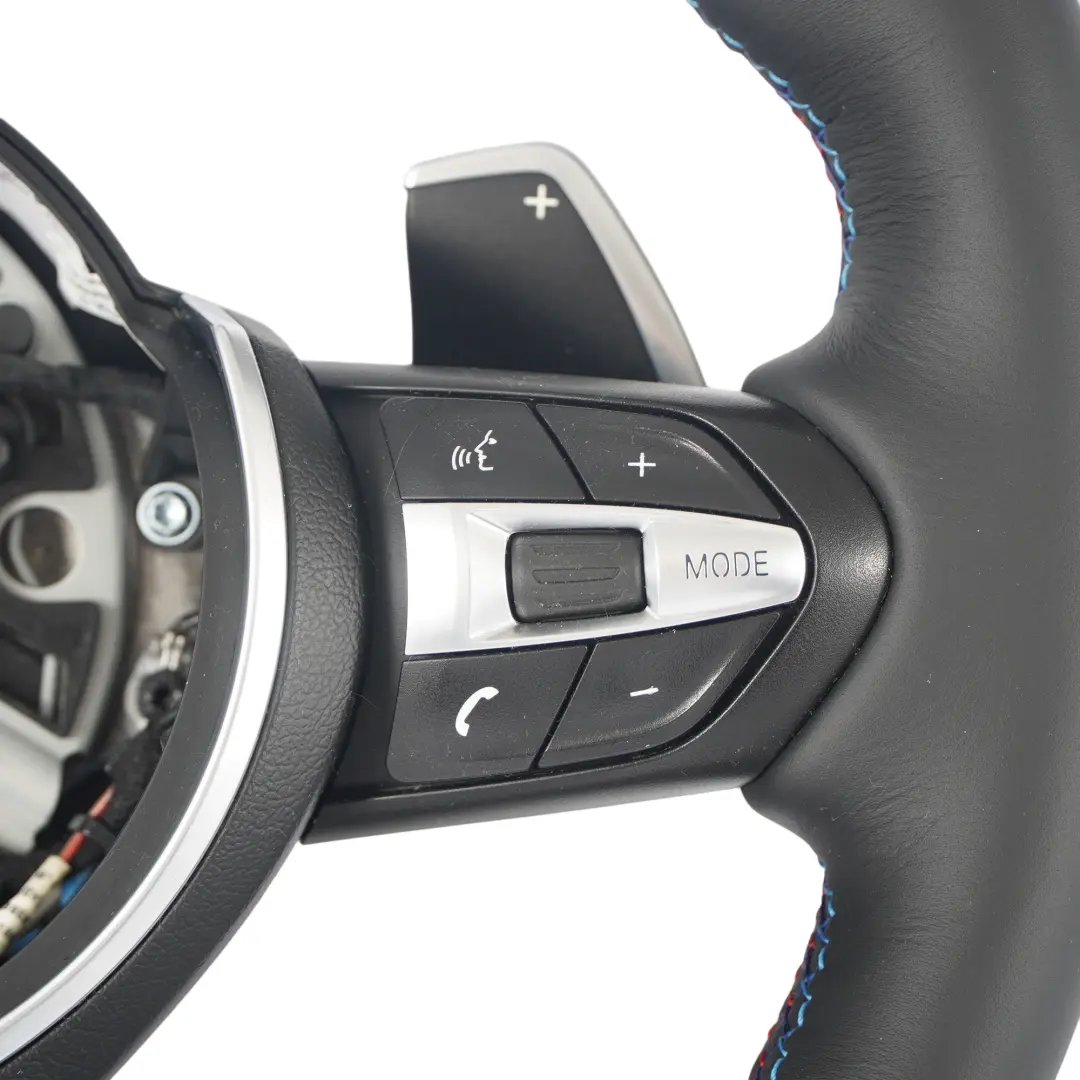 Volante BMW F20 LCI F30 F32 Calentado M Sport NUEVO Cuero Negro Paddle Shift - SKU 7850404-3 - Número de pieza 7850404