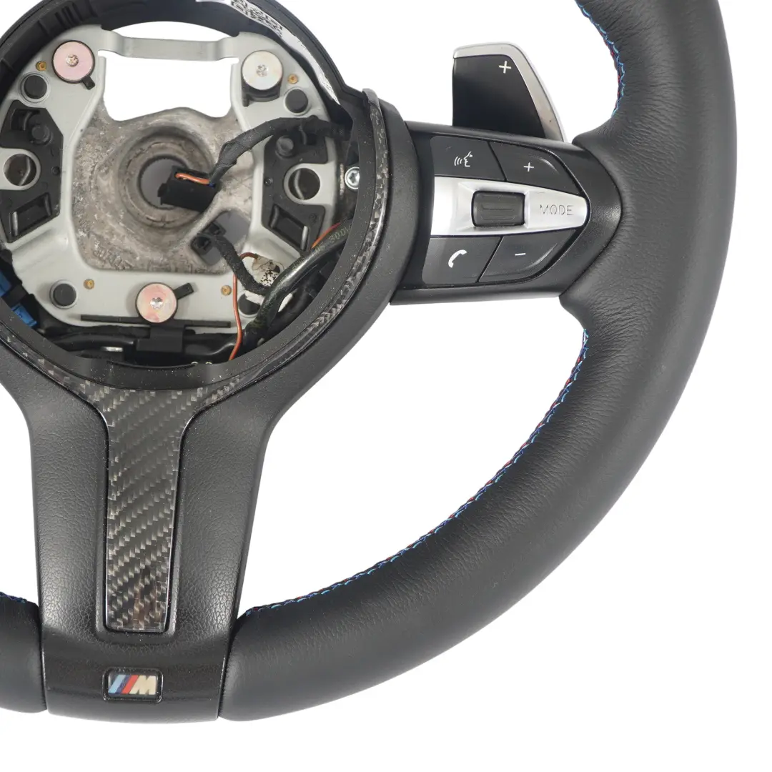 Steering Wheel BMW F20 LCI F30 F32 Heated M Sport NEW Black Leather Paddle Shift to with Part number 7850404 Steering Wheel BMW F20 LCI F30 F32 Heated M Sport NEW Black Leather Paddle Shift - SKU 7850404-4 - Part number 7850404
