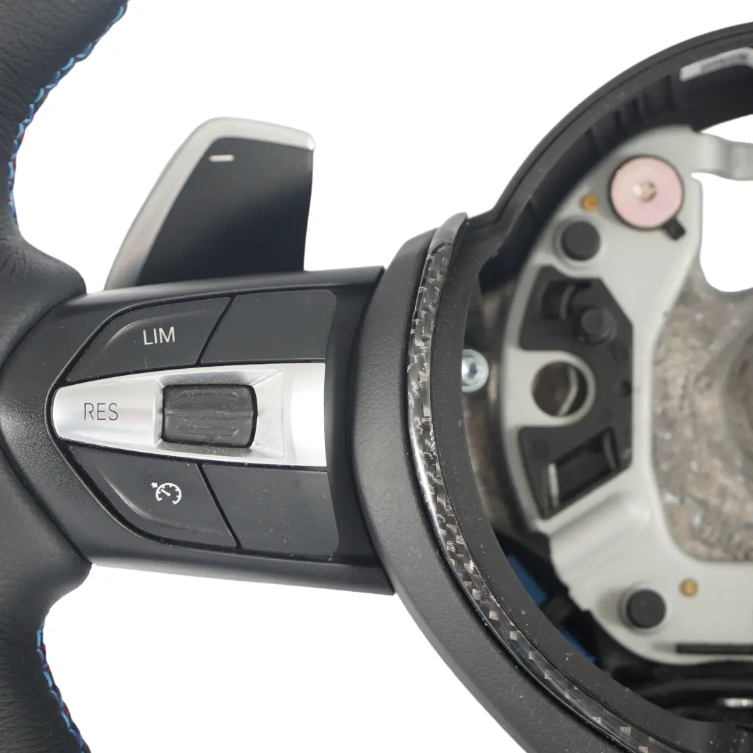 Calentado M Sport NUEVO Cuero Negro Paddle Shift para Volante BMW F20 LCI F30 F32 con número de pieza 7850404 Volante BMW F20 LCI F30 F32 Calentado M Sport NUEVO Cuero Negro Paddle Shift - SKU 7850404-4 - Número de pieza 7850404