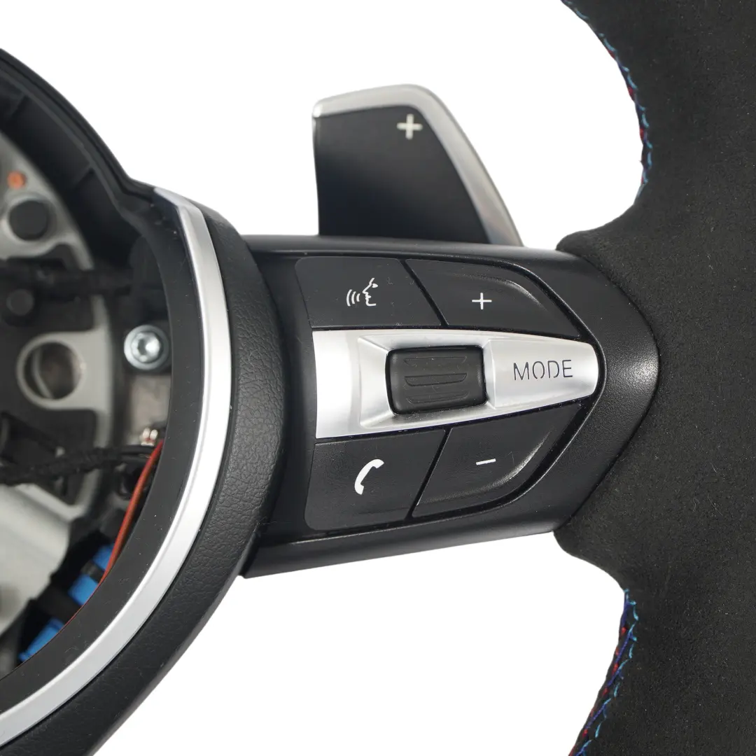 Heated NEW Black Leather M Sport Steering Wheel Paddles BMW X3 F25 X4 F26 X5 F15 - SKU 7851499-1 - Part number 7851499