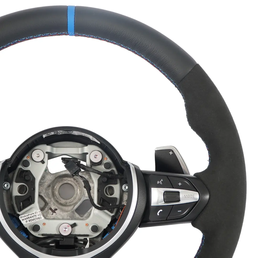 Heated NEW Black Leather M Sport Steering Wheel Paddles BMW X3 F25 X4 F26 X5 F15 - SKU 7851499-1 - Part number 7851499