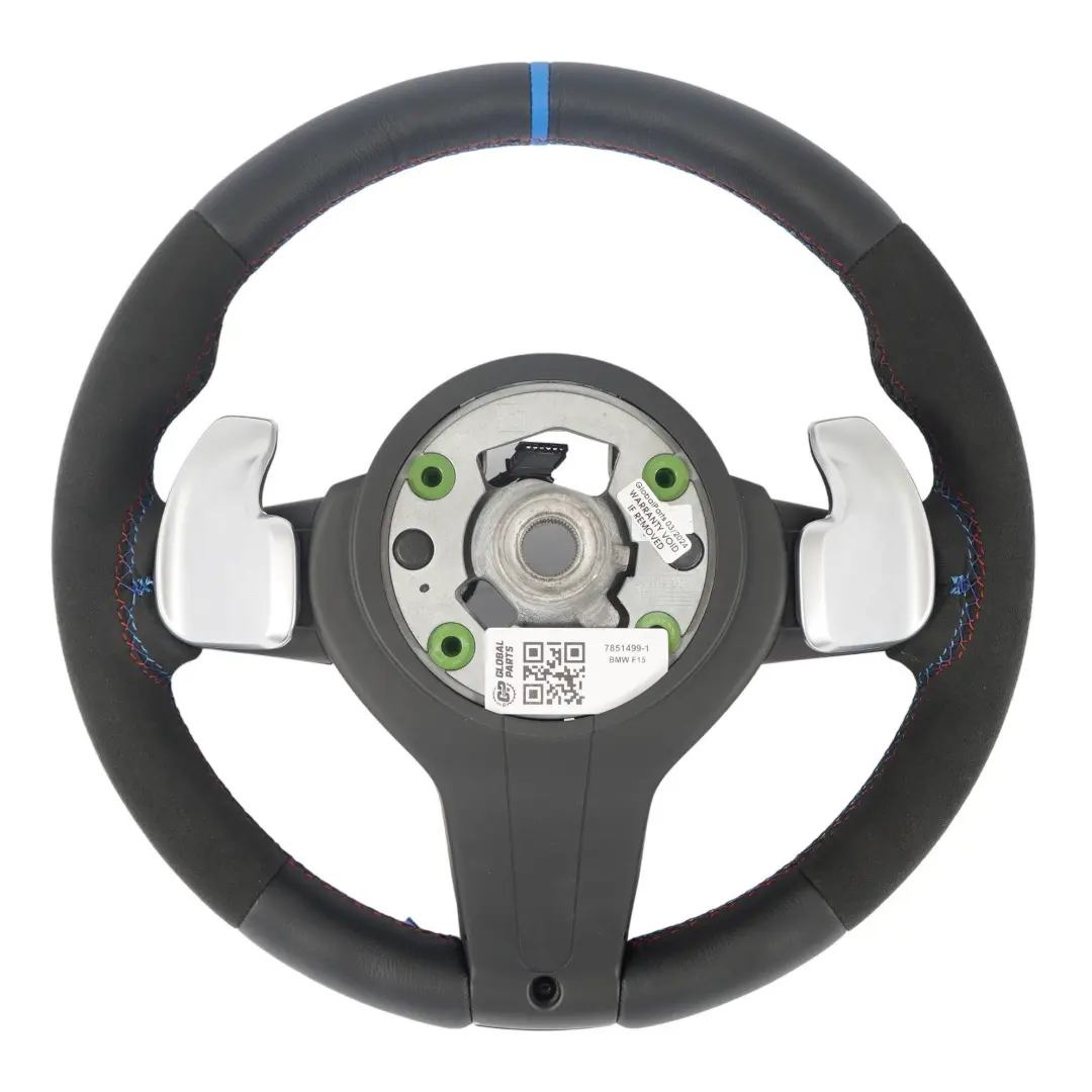 Heated NEW Black Leather M Sport Steering Wheel Paddles BMW X3 F25 X4 F26 X5 F15 - SKU 7851499-1 - Part number 7851499
