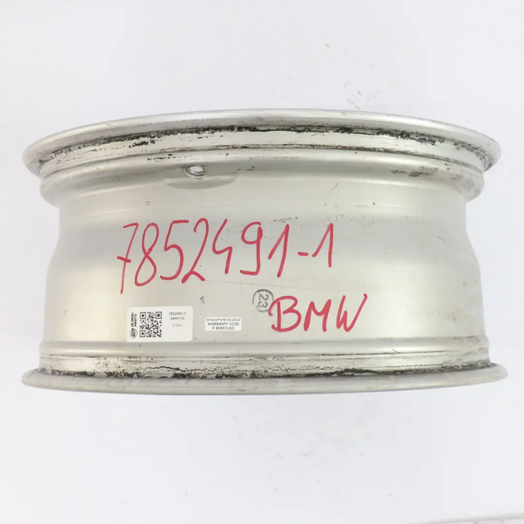 Ferric Grey Light Alloy Wheel Rim 18" M Double Spoke 441 8J ET:34 to BMW F30 F32 with Part number 7852491 BMW F30 F32 Ferric Grey Light Alloy Wheel Rim 18" M Double Spoke 441 8J ET:34 - SKU 7852491-1 - Part number 7852491