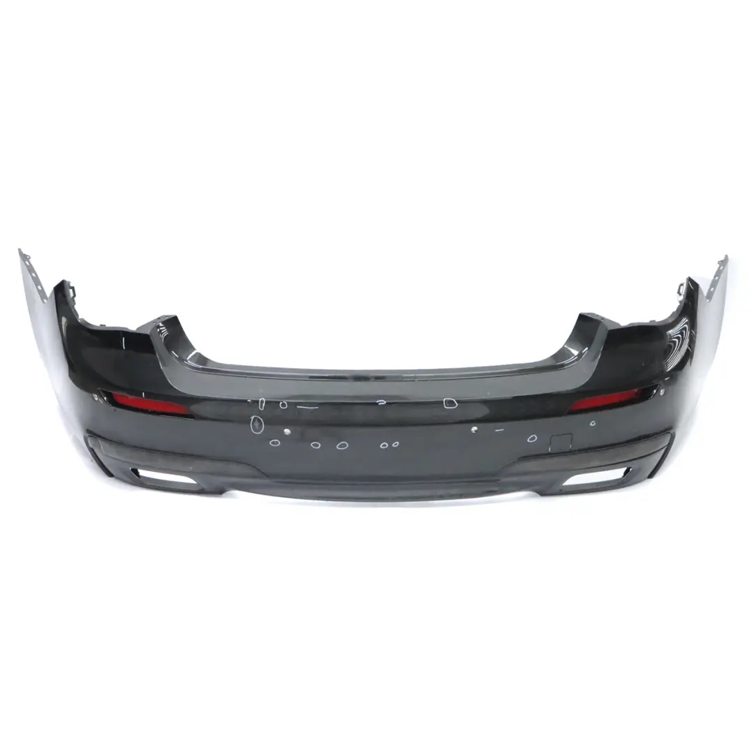 BMW F01 Zderzak Tylny M-Pakiet Panel Osłona Black Sapphire Czarny - 475 - SKU 7898876-BS1 - Numer Części 7898876